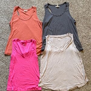 Maurices Women's Tank Tops - Coral, Charcoal, Fuchsia, Beige